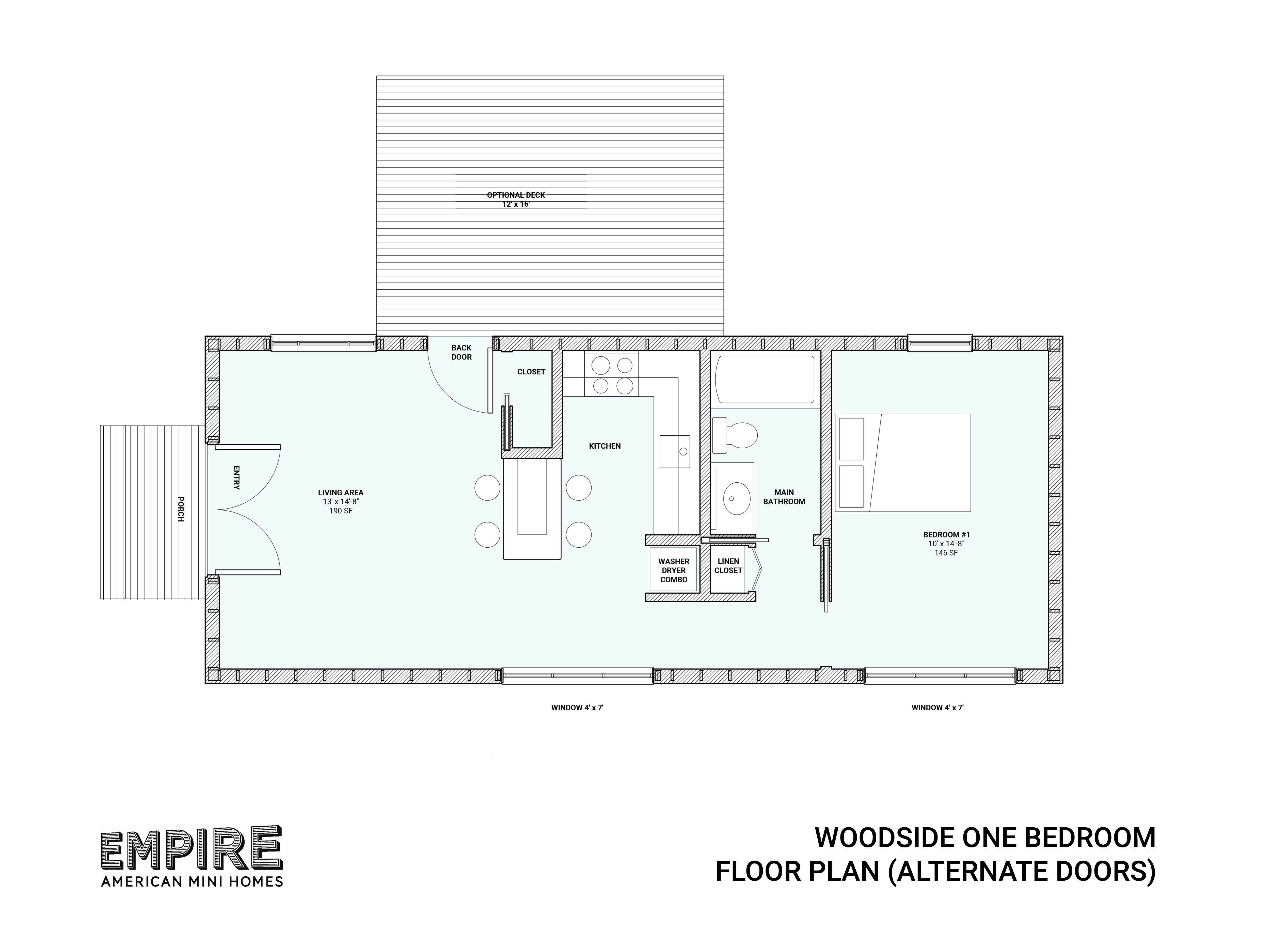 Floor Plan – End Door